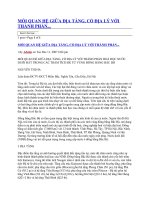 MỐI QUAN HỆ GIỮA ĐỊA TẦNG pptx