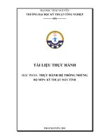 Thực hành Hệ Thống Nhúng potx