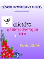 Giáo án điện tử tiểu học: Tập đọc lớp 2 ppsx
