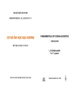 CƠ SỞ ÂM HỌC ĐẠI DƯƠNG ( BIÊN DỊCH PHẠM VĂN HUẤN ) - CHƯƠNG 1 pps