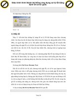 Giáo trình hình thành hệ thống ứng dụng xử lý lỗi bằng lệnh On error goto p1 pptx