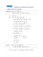 Bài tập lượng giác ppt