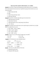 KIM LOẠI PHÂN NHÓM CHÍNH NHÓM I, II VÀ NHÔM pot