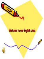 Giáo án điện tử tiểu học: tiếng anh lớp 3 unit 7- a4-5-6-7 pptx