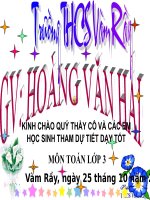 Giáo án điện tử mầm non: Bài thi Bảng nhân 2 số pdf