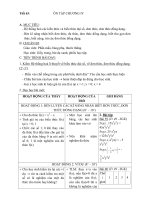 Tiết 63: ÔN TẬP CHƯƠNG IV ppt