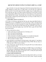 THỊ TRƯỜNG CHỨNG KHOÁN - MỘT SỐ NÉT CHÍNH VỀ CÔNG TY CỔ PHẦN CHIẾU XẠ AN PHÚ doc