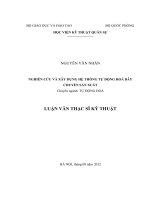 NGHIÊN CỨU VÀ XÂY DỰNG HỆ THỐNG TỰ ĐỘNG HOÁ DÂY CHUYỀN SẢN XUẤT