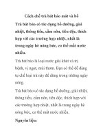 Cách chế trà bát bảo mát và bổ potx