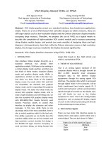 VGA display based on FPGA