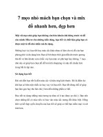 7 mẹo nhỏ mách bạn chọn và mix đồ nhanh hơn, đẹp hơn ppt