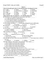 Ôn tập TNTHPT – tiếng Anh 12 (KPB) Phần 6 doc