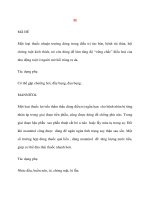 Lý thuyết y khoa: Tên thuốc MÃ ĐỀ pdf