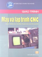 Giáo trình máy và lập trình CNC part 1 doc