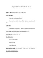 THỰC HÀNH MÁY TÍNH BỎI TÚI (Tiết 73) ppsx