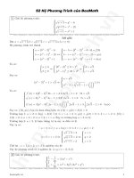 52 bài tập hệ phương trình