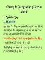 kinh te phat trien-chuong 2 pps