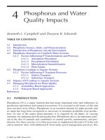 AGRICULTURAL NONPOINT SOURCE POLLUTION: Watershed Management and Hydrology - Chapter 4 pdf