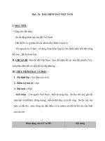 Bài : 36 ĐẶC ĐIỂM ĐẤT VIỆT NAM docx