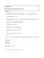 Chuyên đề II: Giá trị lớn nhất, giá trị nhỏ nhất của hàm số pptx