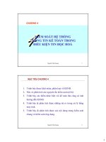 CHƯƠNG 44KIỂM SOÁT HỆ THỐNG THÔNG TIN KẾ TOÁN TRONG ĐIỀU KIỆN TIN HỌC ppt