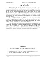 quá trình hình thành, phát triển, cơ cấu tổ chức, quản lý nhân sự, tổ chức sản xuất của công ty tnhh thiết bị phụ tùng tmt