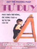Dạy trẻ phương pháp tư duy part 1 doc