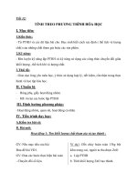 Tiết 32: TÍNH THEO PHƯƠNG TRÌNH HÓA HỌC doc