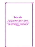 NGHIÊN CỨU TRIẾT HỌC:
