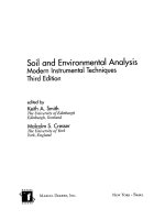 Soil and Environmental Analysis: Modern Instrumental Techniques - Chapter 1 ppt
