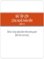 Công nghệ phần mềm phòng sạch ppsx