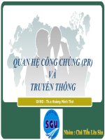 mối liên hệ giữa pr và truyền thông