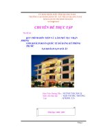 Quy trình đón tiếp và làm thủ tục nhập phòng cho khách đoàn quốc tế đã đăng ký phòng trước tại khách sạn hải âu