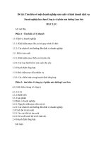 ìm hiểu công tác quản trị sản xuất tại công ty cổ phần mía đường lam sơn