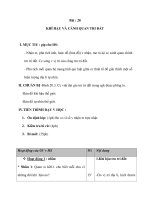 Bài : 20 KHÍ HẬU VÀ CẢNH QUAN TRI ĐẤT potx