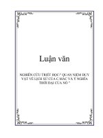 NGHIÊN CỨU TRIẾT HỌC:
