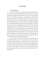 ảnh hưởng của cuộc khủng hoảng kinh tế thế giới hiện nay tới thị trường tàu biển việt nam