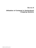 COMPOST UTILIZATION in HORTICULTURAL CROPPING SYSTEMS - SECTION 2 pdf