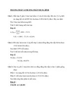 PHƯƠNG PHÁP 8. PHƯƠNG PHÁP TRUNG BÌNH doc