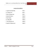 môn thị trường và các định chế tài chính : hợp đồng kỳ hạn và hợp đồng không kỳ hạn