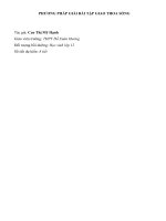 Phương pháp giải bài tập giao thoa sóng