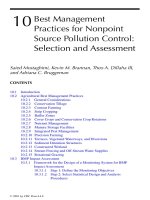 AGRICULTURAL NONPOINT SOURCE POLLUTION: Watershed Management and Hydrology - Chapter 10 potx