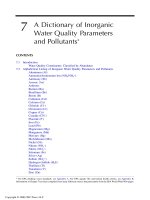 Applications of Environmental Chemistry: A Practical Guide for Environmental Professionals - Chpater 7 (end) pdf