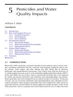 AGRICULTURAL NONPOINT SOURCE POLLUTION: Watershed Management and Hydrology - Chapter 5 pot