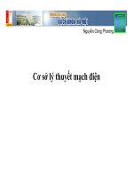 Nguyễn Công phương ĐHBKHN_Cơ sở lý thuyết mạch điện Giới thiệu pdf