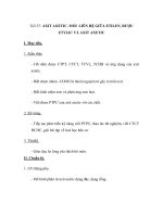 Tiết 55: AXIT AXETIC. MỐI LIÊN HỆ GIỮA ETILEN, RƯỢU ETYLIC VÀ AXIT AXETIC pot