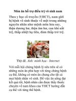 Món ăn hỗ trợ điều trị vô sinh nam doc