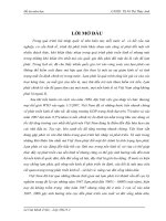 Đề án Lạm phát và các vấn đề liên quan