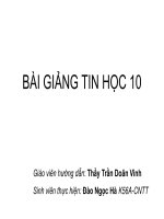 Bài 6 GIẢI BÀI TOÁN TRÊN MÁY TÍNH pps