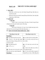 Bài 67 + 68 : THUYẾT TƯƠNG ĐỐI HẸP doc